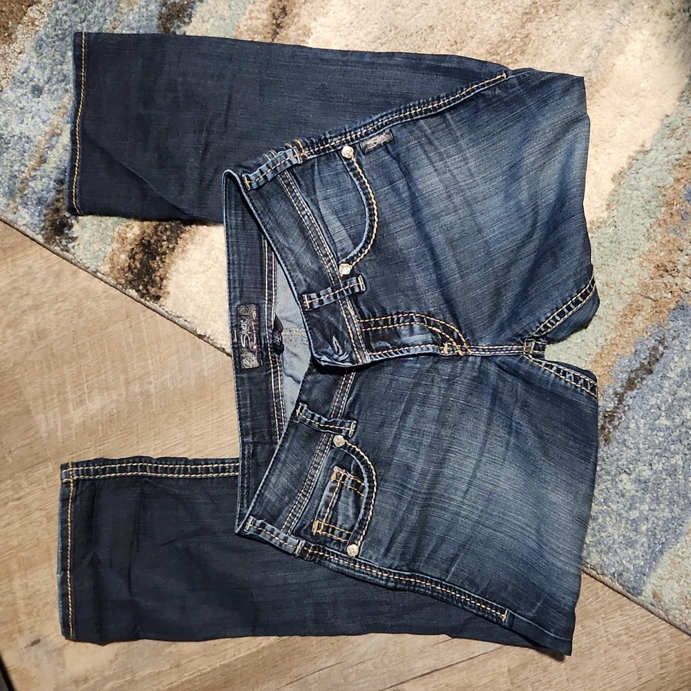 Silver Suki capri size 29